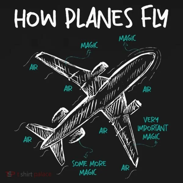 How Planes Fly Aerospace Engineer Aeronautical Engineering Women's T-Shirt
