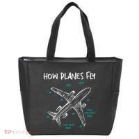 How Planes Fly Aerospace Engineer Aeronautical Engineering Tote Bag thumb 0