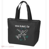 How Planes Fly Aerospace Engineer Aeronautical Engineering Tote Bag thumb 3
