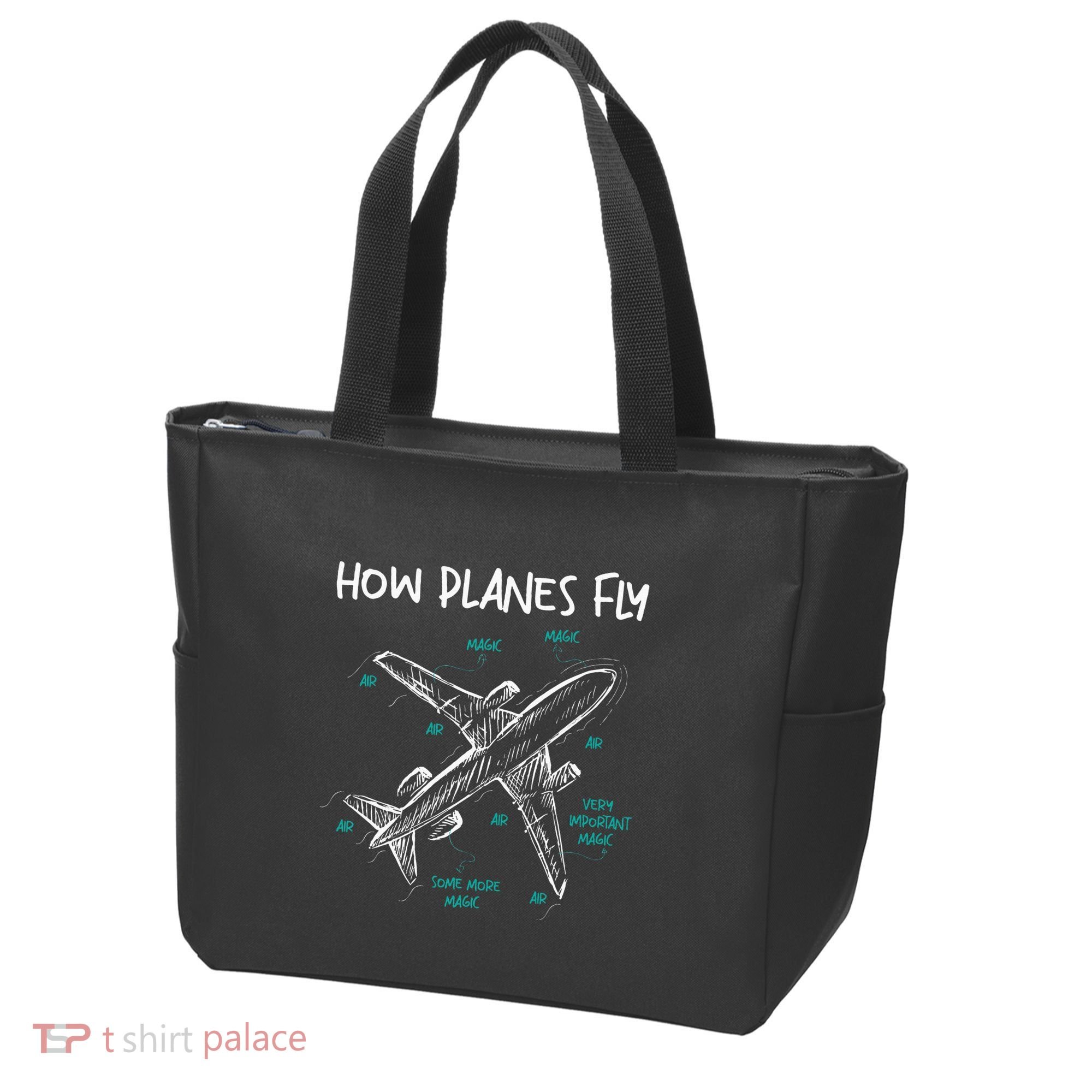 How Planes Fly Aerospace Engineer Aeronautical Engineering Tote Bag