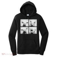 Happy Pig Face Portrait Hog Farmer Funny Farm Animal Women's Hoodie thumb 0