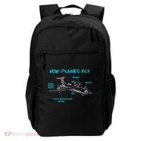 How Planes Fly Funny Aerospace Engineer Engineering T Backpack thumb 0