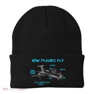 How Planes Fly Funny Aerospace Engineer Engineering T Beanie