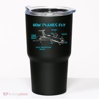 How Planes Fly Funny Aerospace Engineer Engineering T Tumbler thumb 0