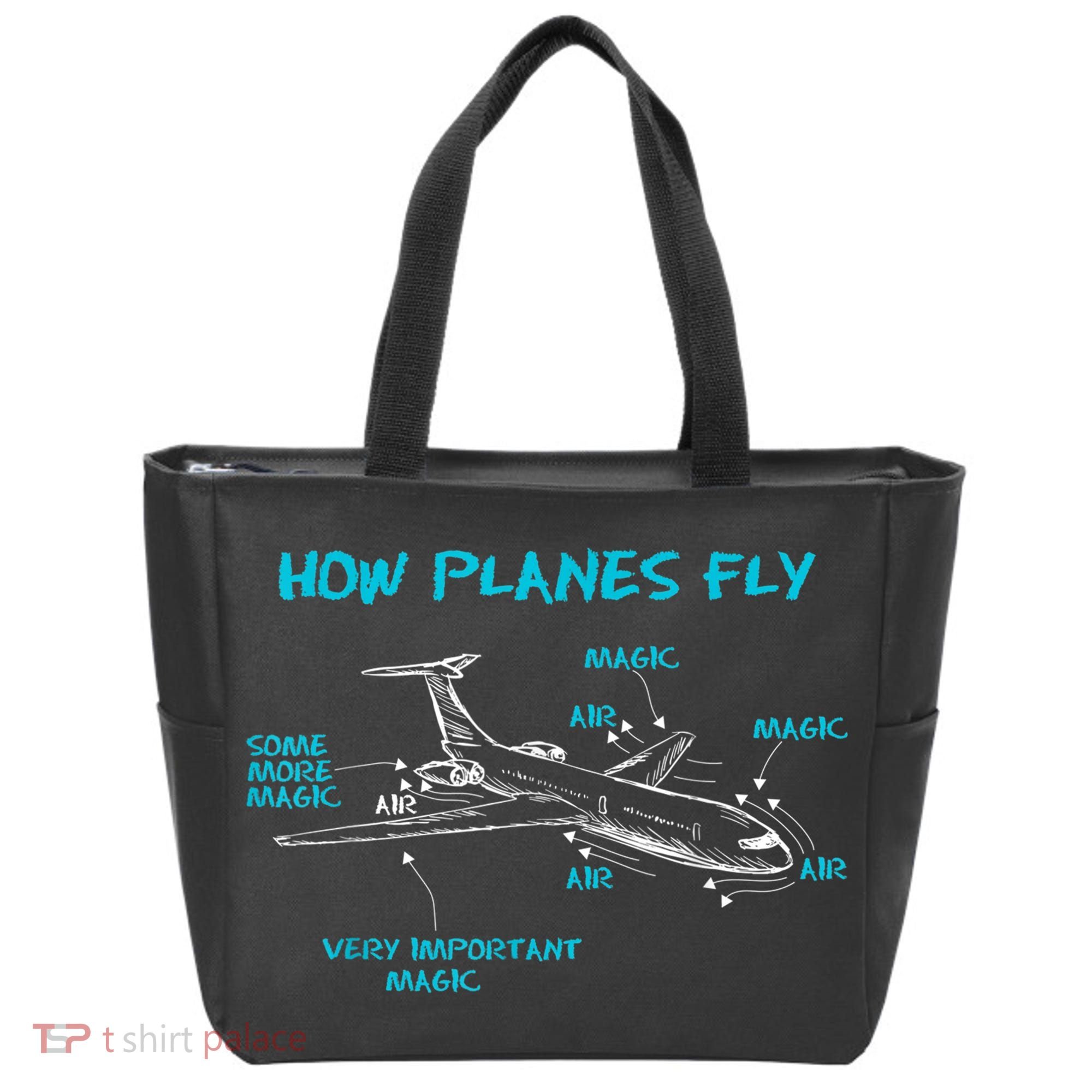 How Planes Fly Funny Aerospace Engineer Engineering T Tote Bag