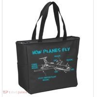 How Planes Fly Funny Aerospace Engineer Engineering T Tote Bag thumb 2