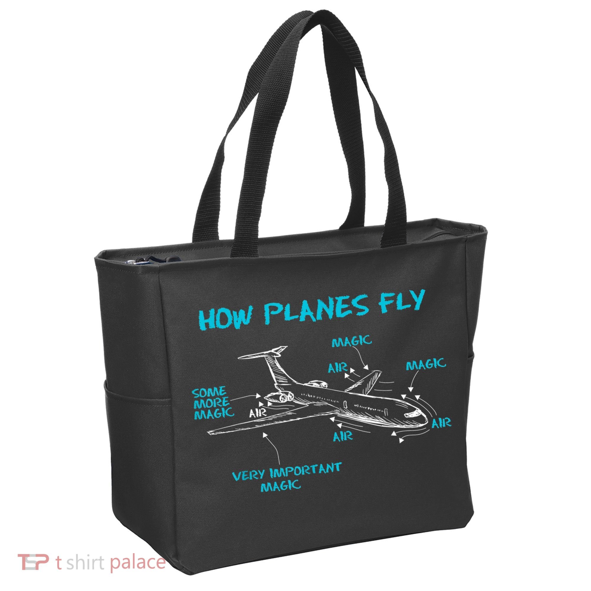 How Planes Fly Funny Aerospace Engineer Engineering T Tote Bag