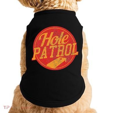 Hole Patrol Funny Cornhole Game Gift Doggie Tank