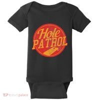 Hole Patrol Funny Cornhole Game Gift Baby Bodysuit thumb 0