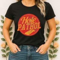 Hole Patrol Funny Cornhole Game Gift Women's T-Shirt thumb 2