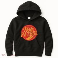 Hole Patrol Funny Cornhole Game Gift Kids Hoodie thumb 0