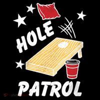 Hole Patrol Funny Cornhole Backpack thumb 2