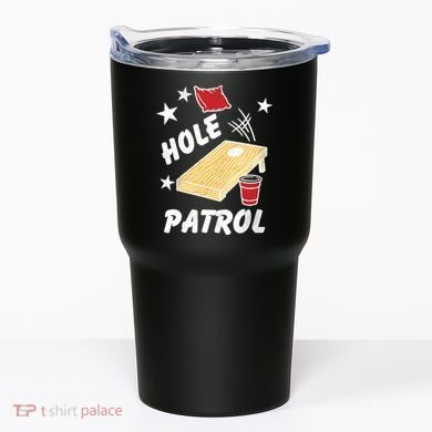 Hole Patrol Funny Cornhole Tumbler