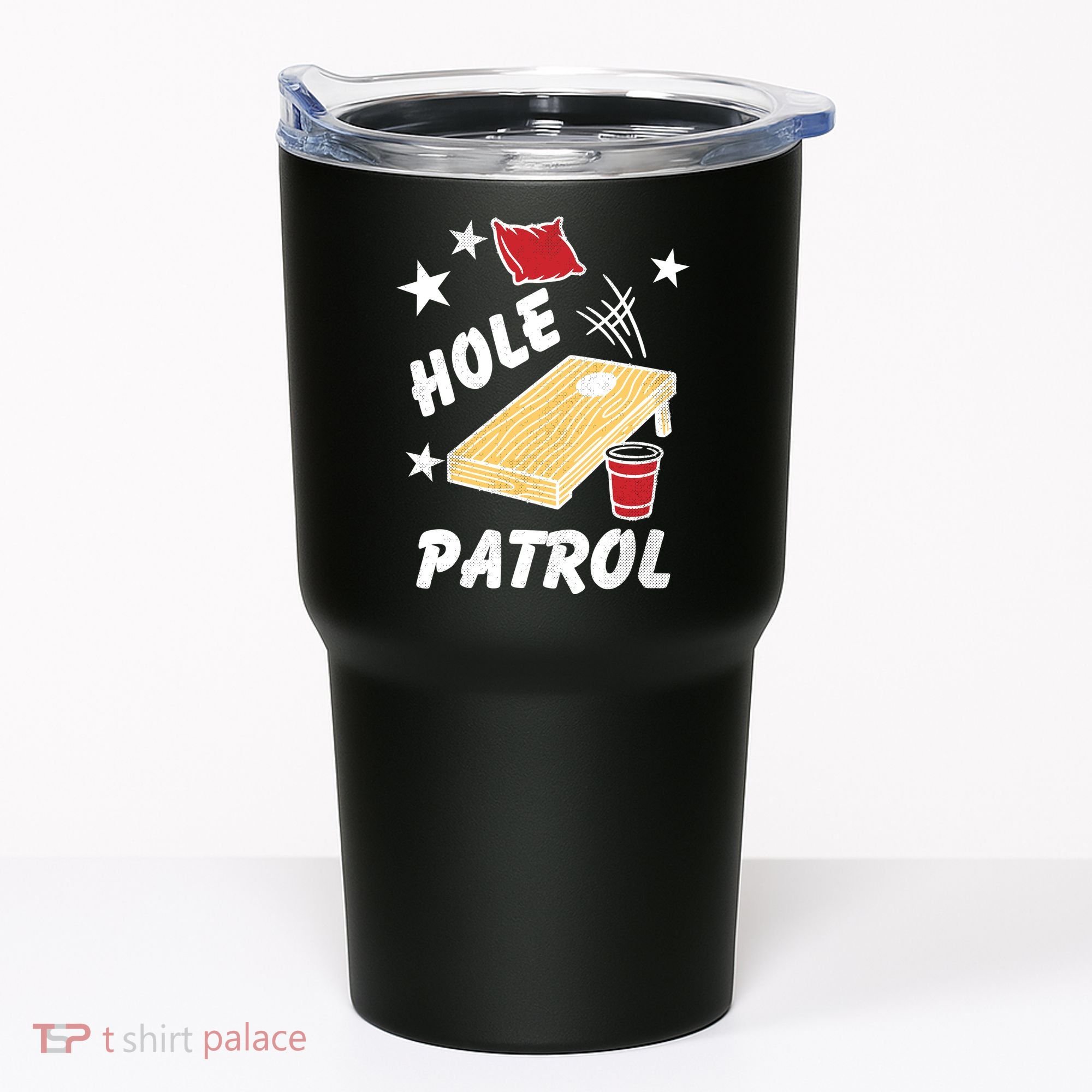 Hole Patrol Funny Cornhole Tumbler