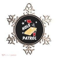 Hole Patrol Funny Cornhole Ornament thumb 0