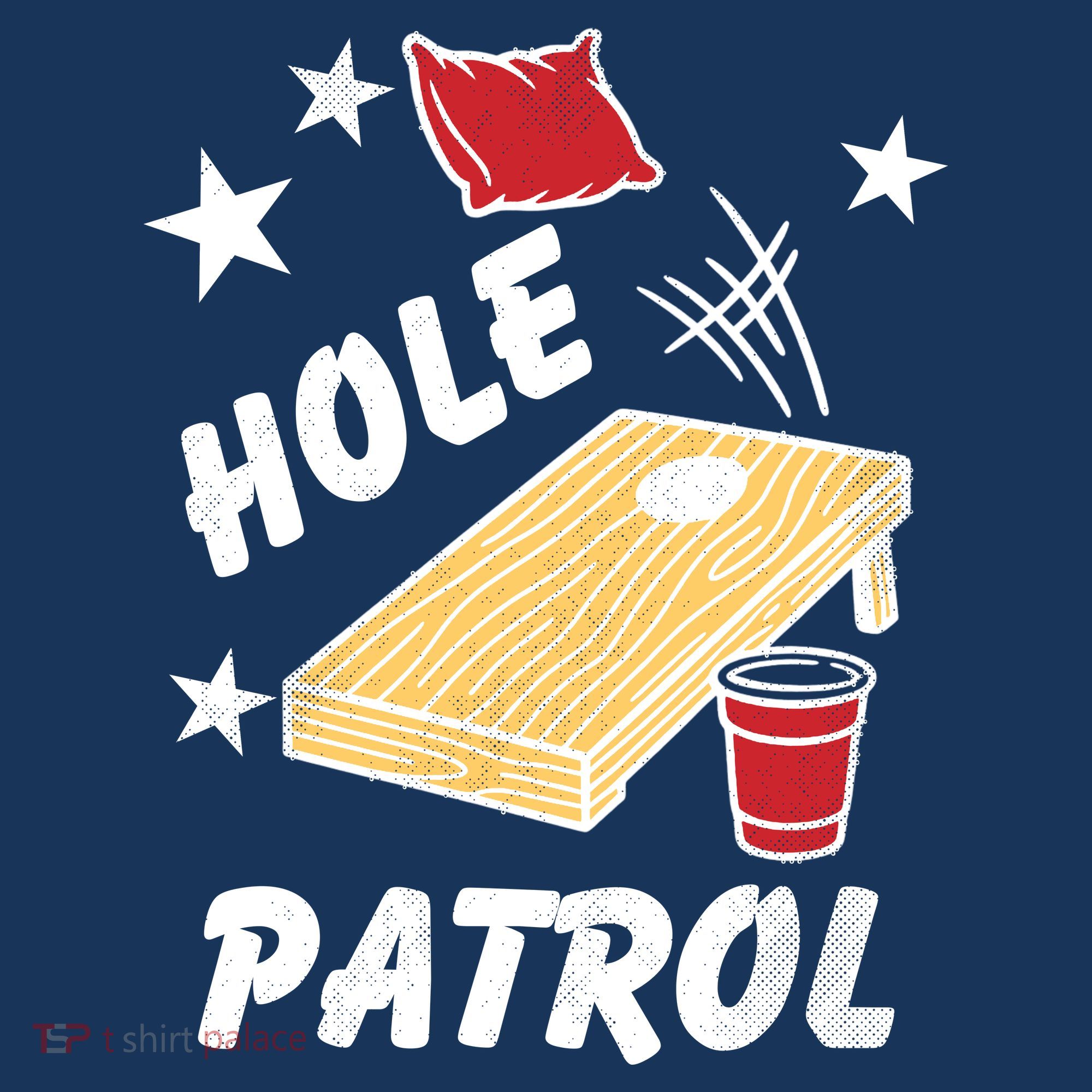 Hole Patrol Funny Cornhole Hoodie