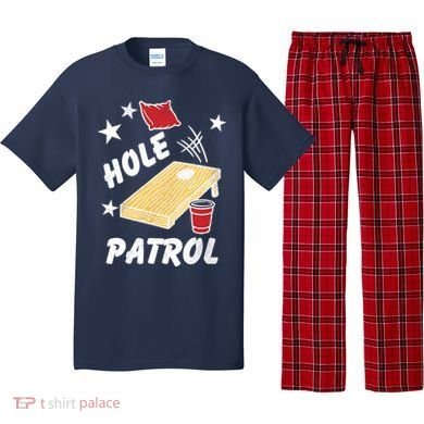 Hole Patrol Funny Cornhole Pajama Set