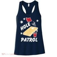 Hole Patrol Funny Cornhole Women's Tank Top thumb 0