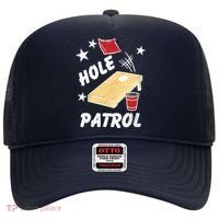 Hole Patrol Funny Cornhole Hat thumb 0