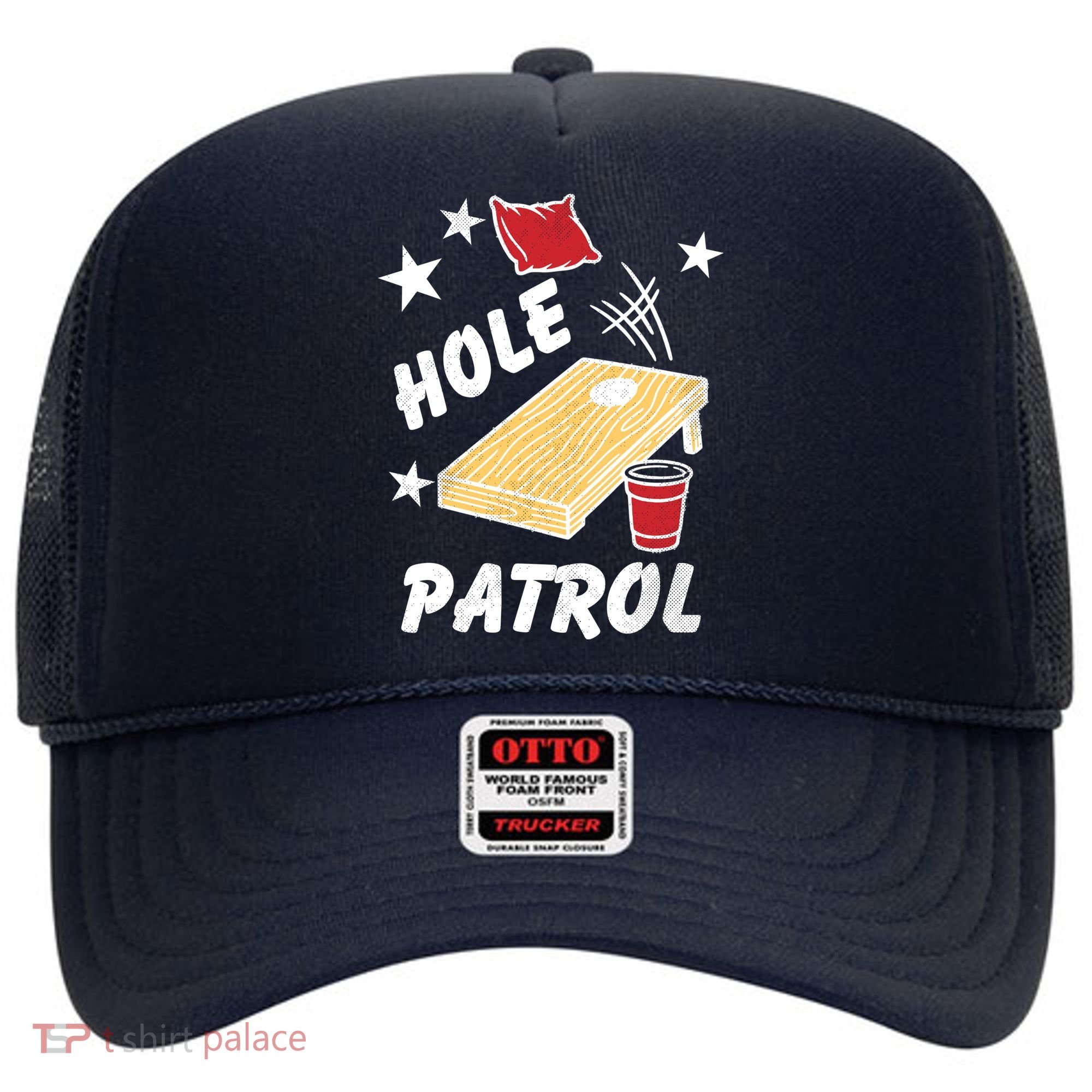 Hole Patrol Funny Cornhole Hat
