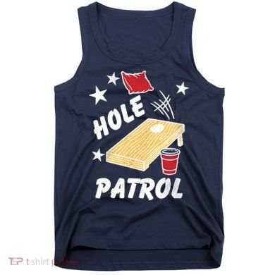 Hole Patrol Funny Cornhole Tank Top