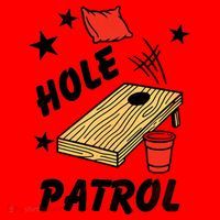 Hole Patrol Funny Cornhole Santa Hat thumb 1