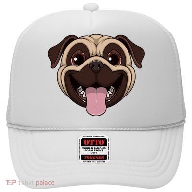 Happy Pug Funny Tongue Hat