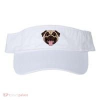 Happy Pug Funny Tongue Visor thumb 0