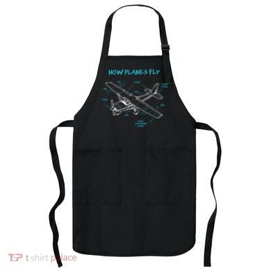 How Planes Fly Funny Aviation Gift RC Plane Pilot Apron
