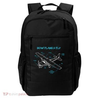 How Planes Fly Funny Aviation Gift RC Plane Pilot Backpack