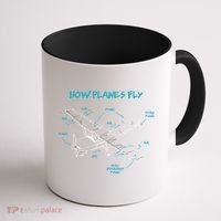 How Planes Fly Funny Aviation Gift RC Plane Pilot Coffee Mug thumb 1
