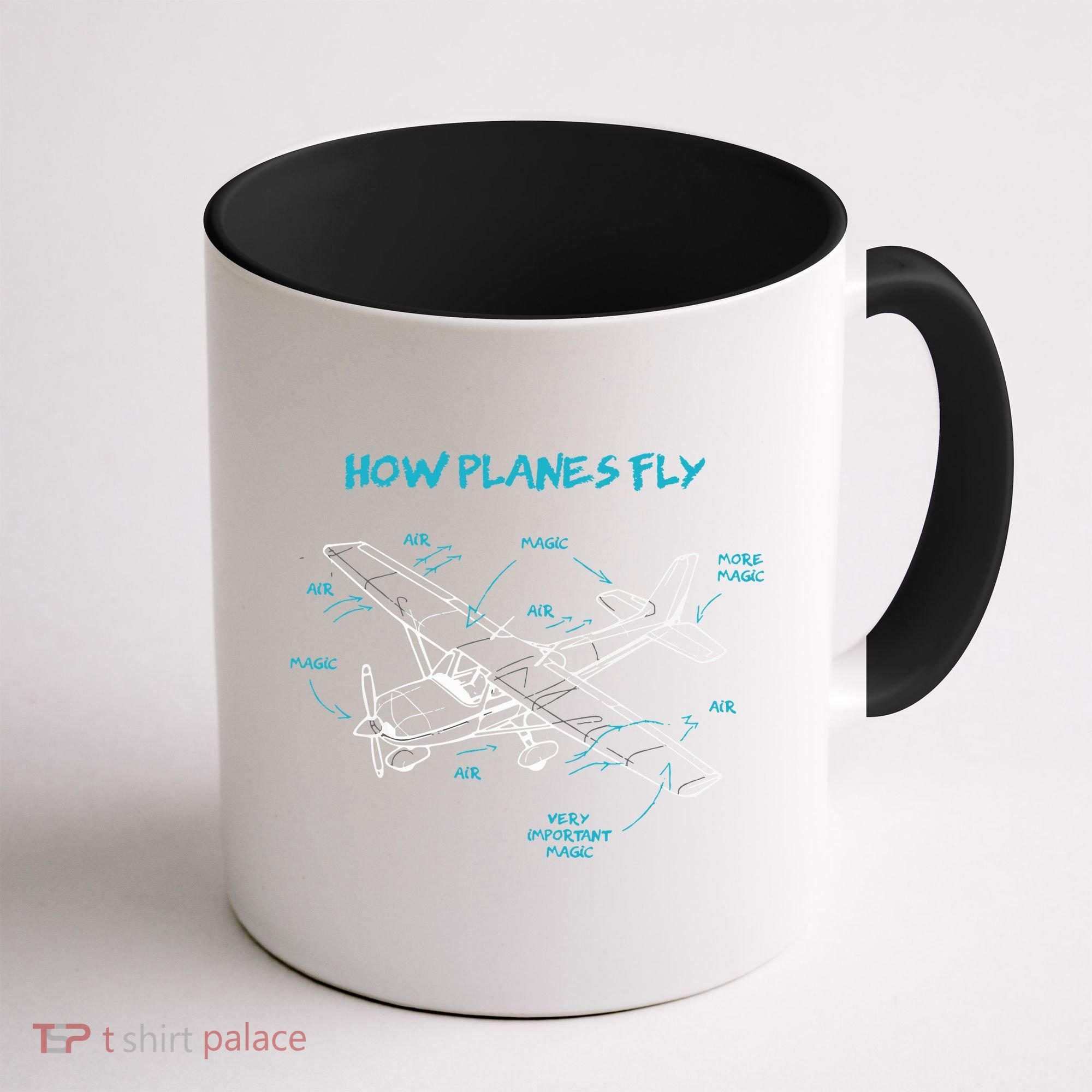 How Planes Fly Funny Aviation Gift RC Plane Pilot Coffee Mug