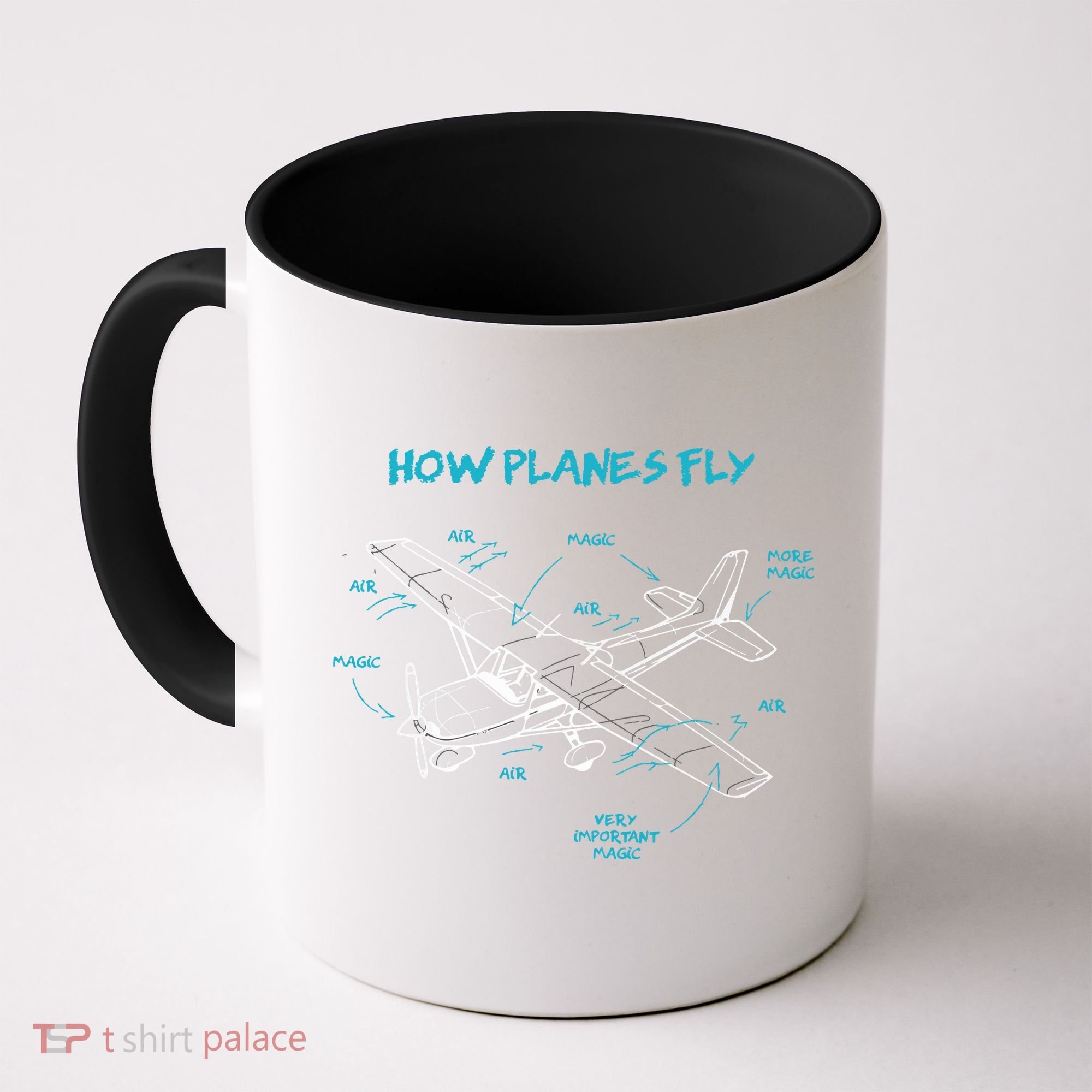 How Planes Fly Funny Aviation Gift RC Plane Pilot Coffee Mug