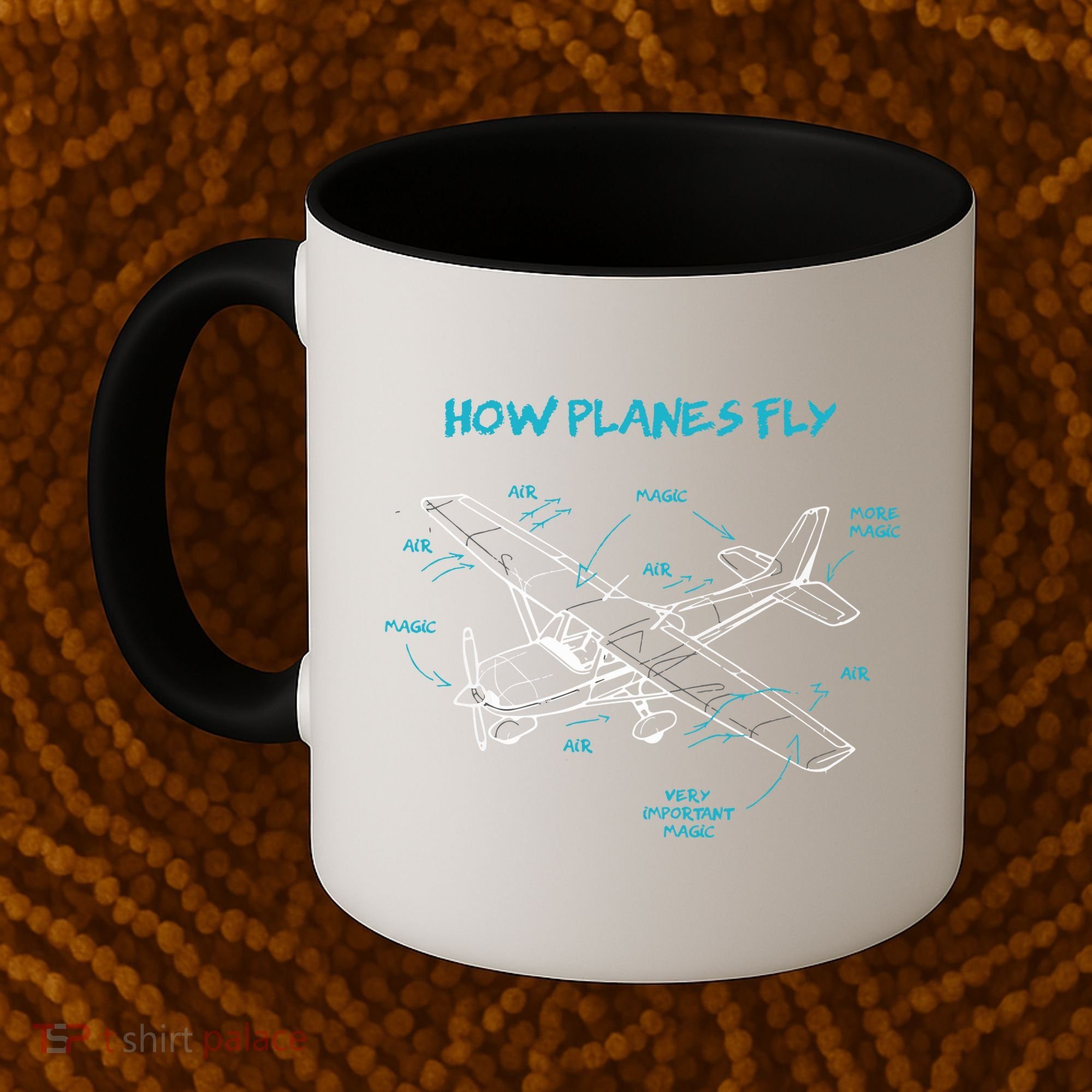How Planes Fly Funny Aviation Gift RC Plane Pilot Coffee Mug
