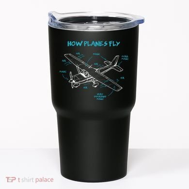 How Planes Fly Funny Aviation Gift RC Plane Pilot Tumbler