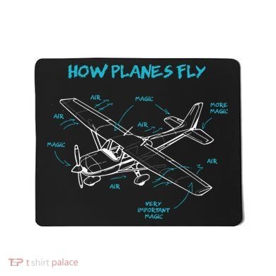 How Planes Fly Funny Aviation Gift RC Plane Pilot Mousepad