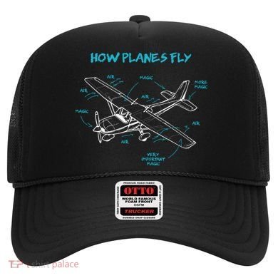 How Planes Fly Funny Aviation Gift RC Plane Pilot Hat