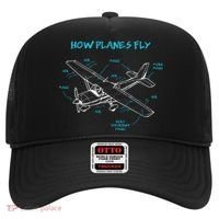How Planes Fly Funny Aviation Gift RC Plane Pilot Hat thumb 0