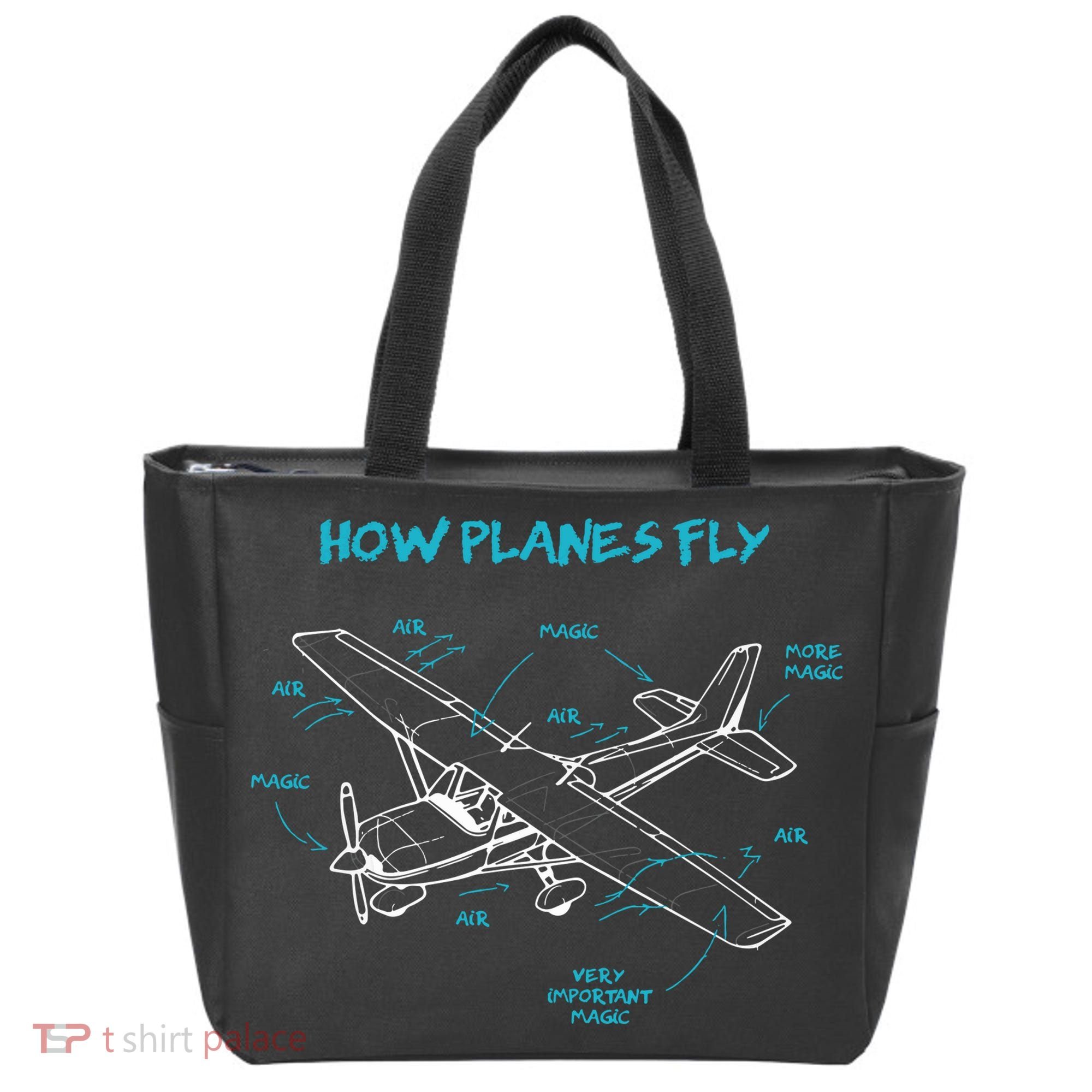 How Planes Fly Funny Aviation Gift RC Plane Pilot Tote Bag
