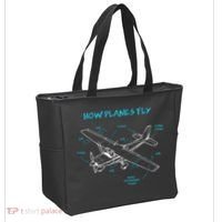 How Planes Fly Funny Aviation Gift RC Plane Pilot Tote Bag thumb 2