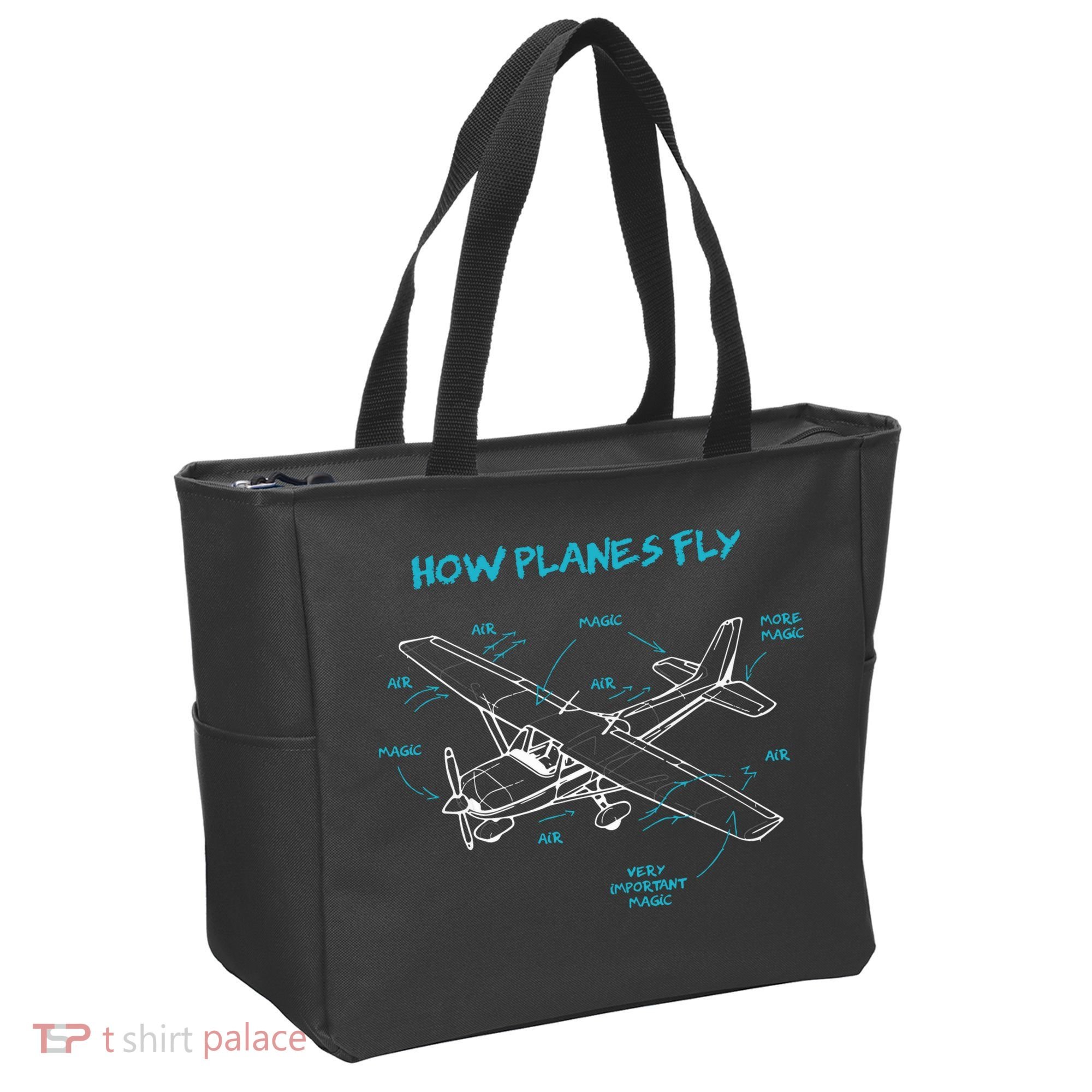 How Planes Fly Funny Aviation Gift RC Plane Pilot Tote Bag
