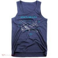How Planes Fly Funny Aviation Gift RC Plane Pilot Tank Top thumb 0