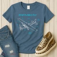 How Planes Fly Funny Aviation Gift RC Plane Pilot Women's T-Shirt thumb 3
