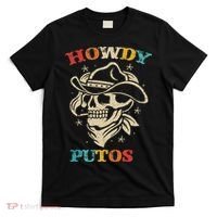 Howdy Putos Funny Retro Vintage T-Shirt thumb 0