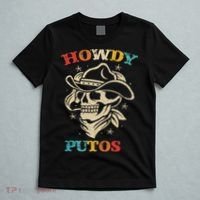 Howdy Putos Funny Retro Vintage T-Shirt thumb 5