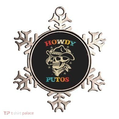 Howdy Putos Funny Retro Vintage Ornament