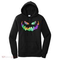 Halloween Pumpkin Green Orange Purple Tie Dye Face Women's Hoodie thumb 0