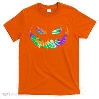 Halloween Pumpkin Green Orange Purple Tie Dye Face T-Shirt thumb 0