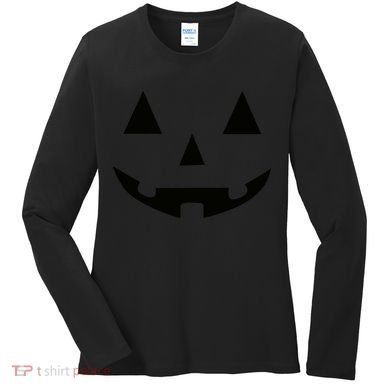 Halloween Pumpkin Women's Long Sleeve Shirt
