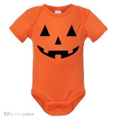 Halloween Pumpkin Baby Bodysuit